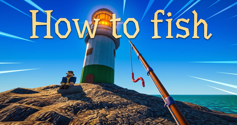 Roblox How to Fish Official Poster